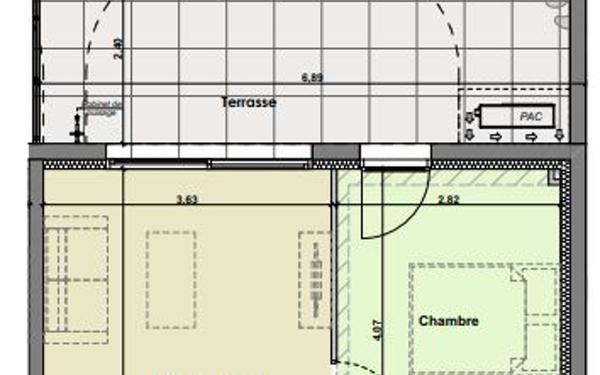 Appartement à vendre    2 pièces •  Narbonne