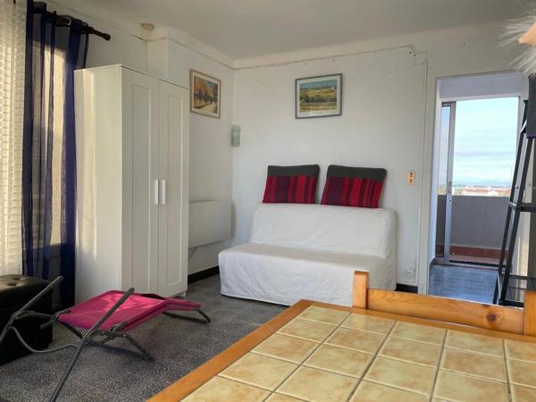 Vente                                                      Appartement
                        
                     1 pièces                                         à Canet-en-Roussillon