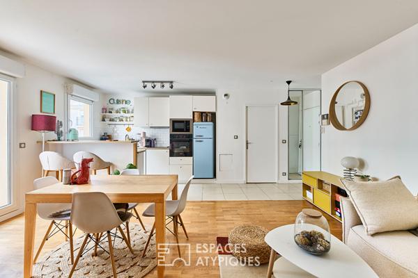 Appartement optimisé avec balcons proche Village Ramey