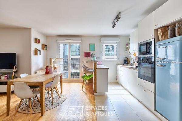 Appartement optimisé avec balcons proche Village Ramey