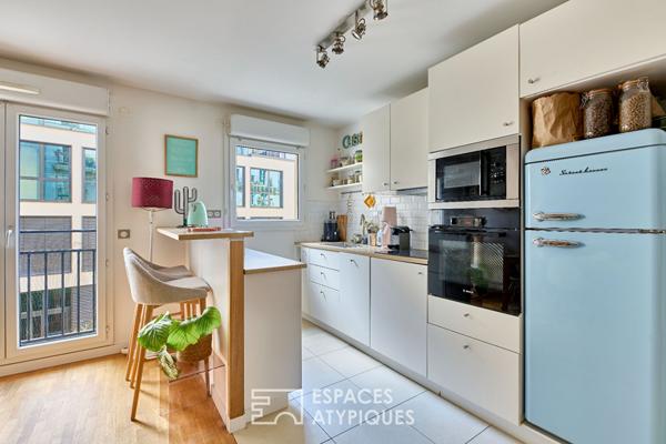 Appartement optimisé avec balcons proche Village Ramey