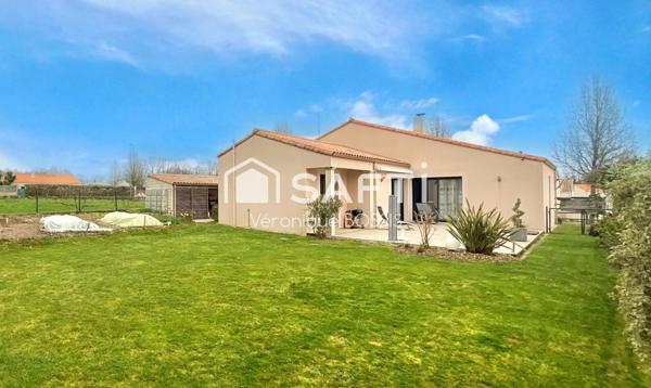 Maison contemporaine de plain-pied – 125 m² – quartier recherché des Étangs – Mouilleron-le-Captif