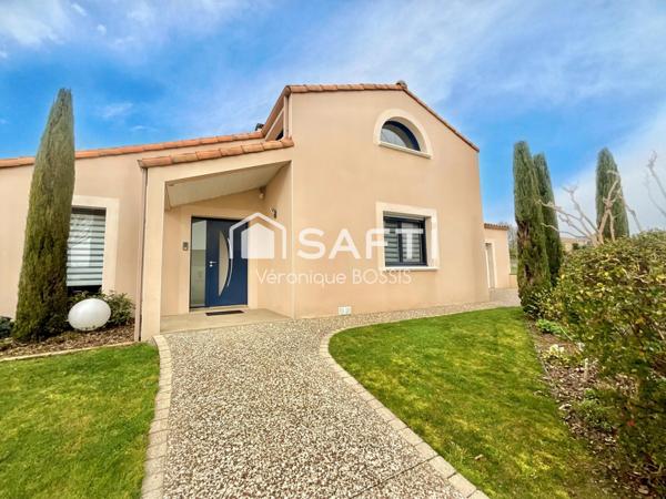 Maison contemporaine de plain-pied – 125 m² – quartier recherché des Étangs – Mouilleron-le-Captif