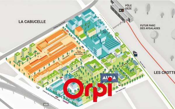 Appartement à vendre    4 pièces • 86,97 m2 Marseille 15
