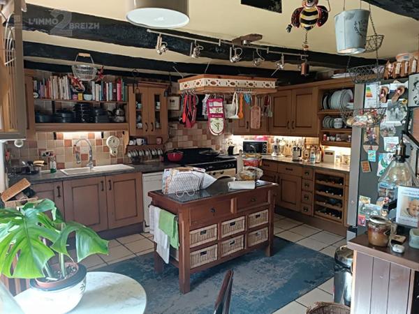 Maison avec seconde habitation cottage 6 pièces  140 m² Langoëlan