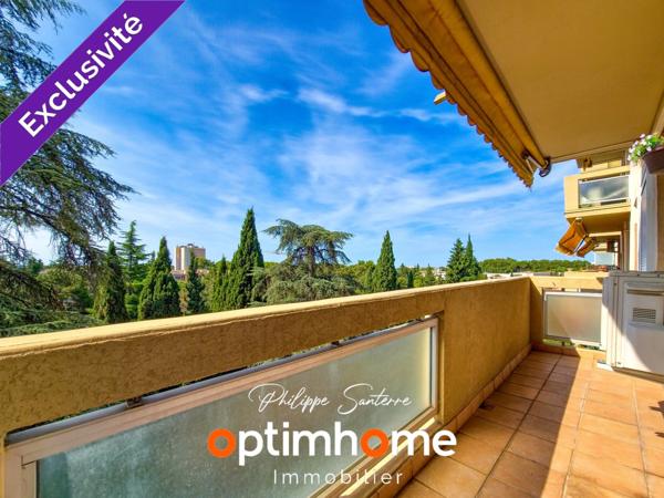 Appartement F3 2 chambres 73 m² avec balcon, Loggia, cave et parking intérieur à vendre à Nîmes (30)