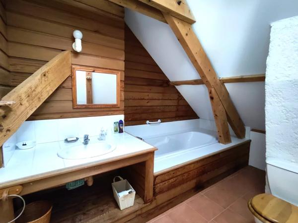 Maison de campagne avec vue imprenable sur les Pyrénées avec jardin et piscine