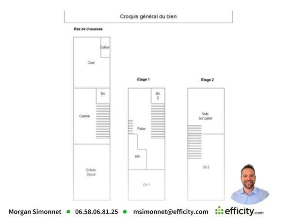 Maison 2 pièces - 54 m² Exclusivité