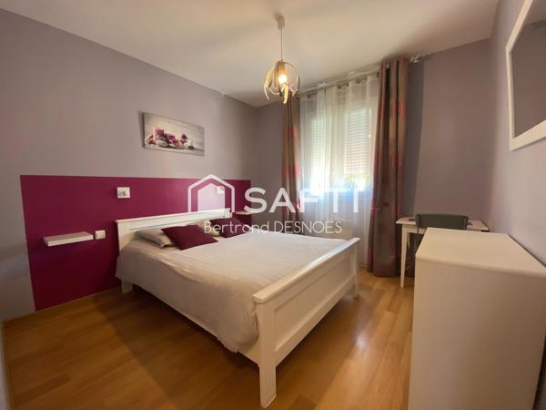 Maison de plain-pied, 3 chambres, quartier calme.