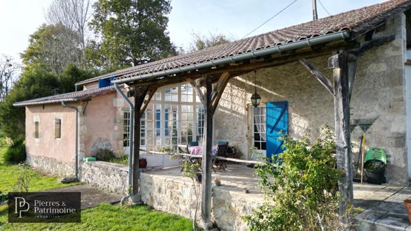 Sos (47170) Presbytère en pierre sur 2ha de terrain