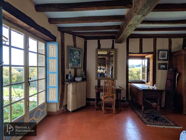 Sos (47170) Presbytère en pierre sur 2ha de terrain