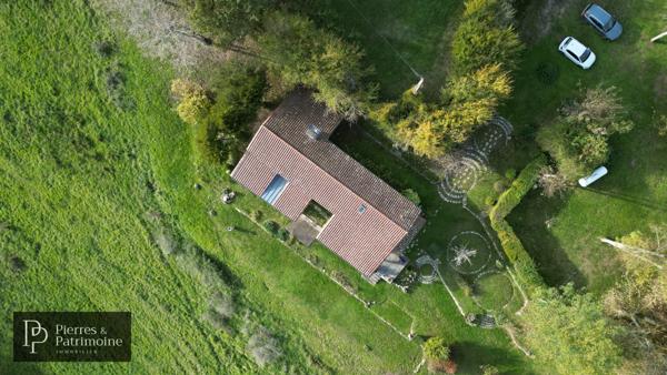 Sos (47170) Presbytère en pierre sur 2ha de terrain