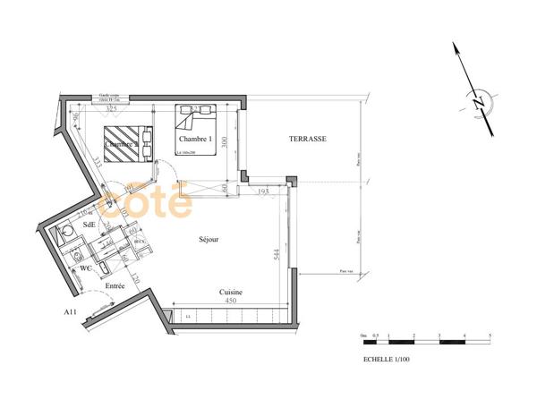 Vente Appartement60,27 m² - 3 Pièces - LES MATHES (17570)