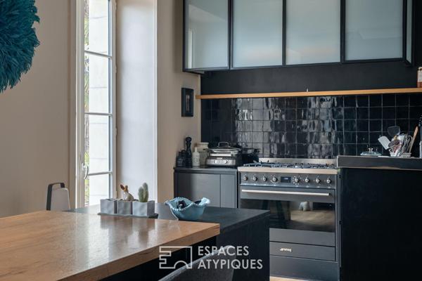 Maison de ville du XIXe siècle : Rénovation contemporaine et bureau indépendant