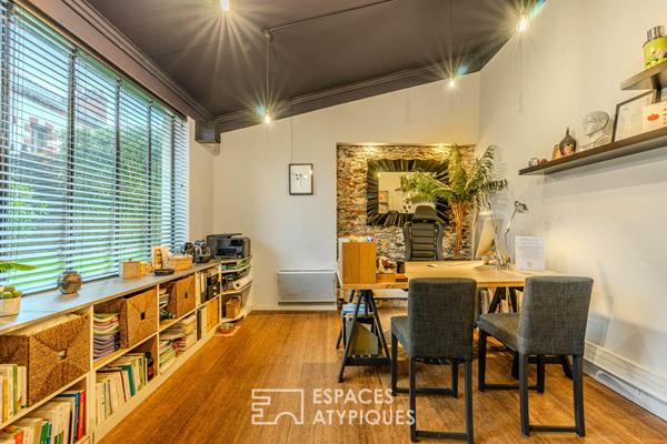 Maison de ville du XIXe siècle : Rénovation contemporaine et bureau indépendant