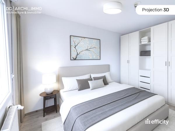 Appartement 2 pièces - 40 m² Exclusivité efficity