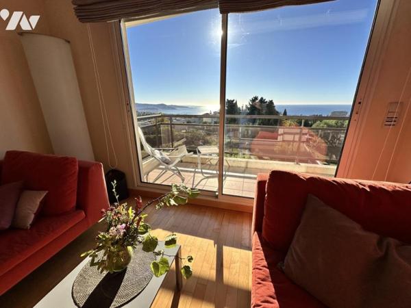 NICE/L'ARCHET, Magnifique appartement de 88 m² au dernier étage d’une résidence de standing.