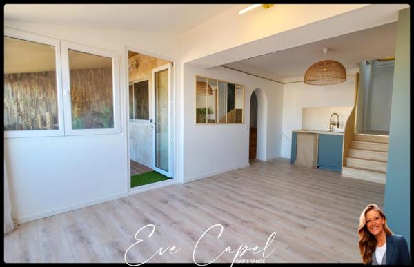 Appartement à vendre 3 pièces LE GRAU D'AGDE (34), DUPLEX T3 dans résidence Première Ligne, entièrement rénové + climatisation