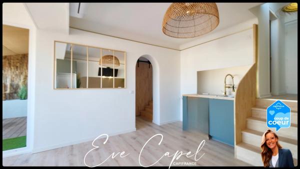 Appartement à vendre 3 pièces LE GRAU D'AGDE (34), DUPLEX T3 dans résidence Première Ligne, entièrement rénové + climatisation