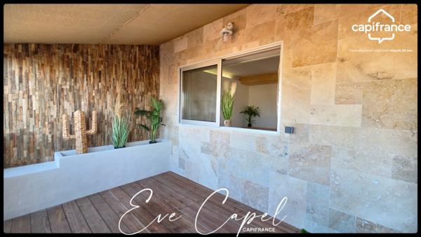 Appartement à vendre 3 pièces LE GRAU D'AGDE (34), DUPLEX T3 dans résidence Première Ligne, entièrement rénové + climatisation