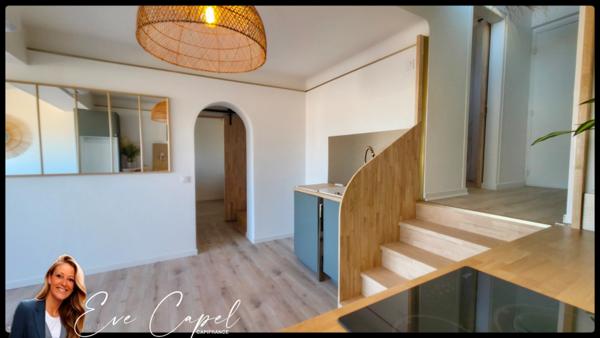 Appartement à vendre 3 pièces LE GRAU D'AGDE (34), DUPLEX T3 dans résidence Première Ligne, entièrement rénové + climatisation