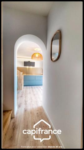 Appartement à vendre 3 pièces LE GRAU D'AGDE (34), DUPLEX T3 dans résidence Première Ligne, entièrement rénové + climatisation