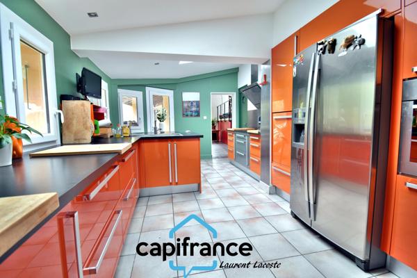Maison à vendre 6 pièces BESSIERES (31) - 200 m² - Double garage - piscine