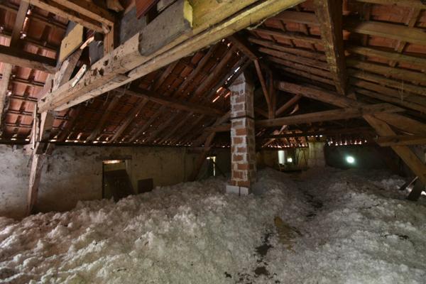 Dpt Lot et Garonne (47), à vendre DAMAZAN corps de ferme en pierres 275m2 maison, grange, maison de palefrenier