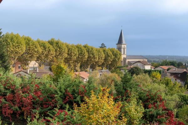 avec une vue des Alpes à Lyon, à vendre maison d'environ 223 m2 sur un terrain de 892 m2 BEYNOST (01)