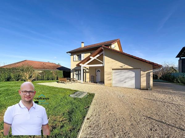 Maison à vendre 5 pièces SAINT JEAN D'AVELANNE (38) sur 950m2 de terrain clos.