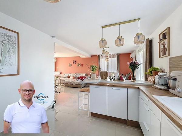 Maison à vendre 5 pièces SAINT JEAN D'AVELANNE (38) sur 950m2 de terrain clos.