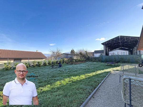 Maison à vendre 5 pièces SAINT JEAN D'AVELANNE (38) sur 950m2 de terrain clos.