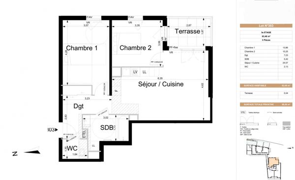 Nice  Dernières opportunités dans une résidence neuve livrée fin 2025 !