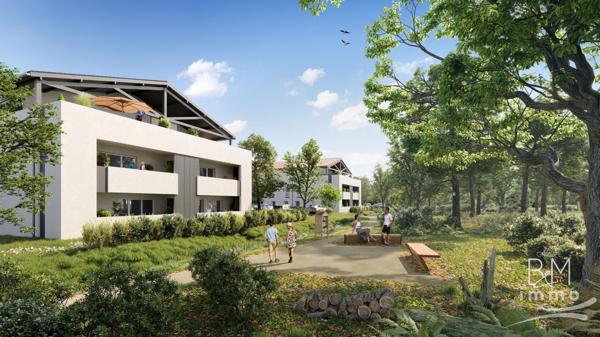 A Vendre Appartement 3 pièces à Saint Vincent de Tyrosse avec balcon