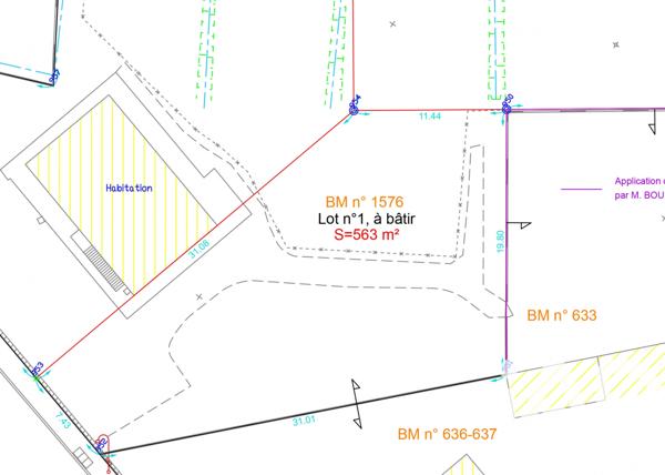 Terrain à vendre 563 m² Donges