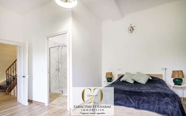 Beynac-et-Cazenac (24220) Beynac. Maison en pierre restaurée 200 m2 - jardin - Spa - Vue Château.