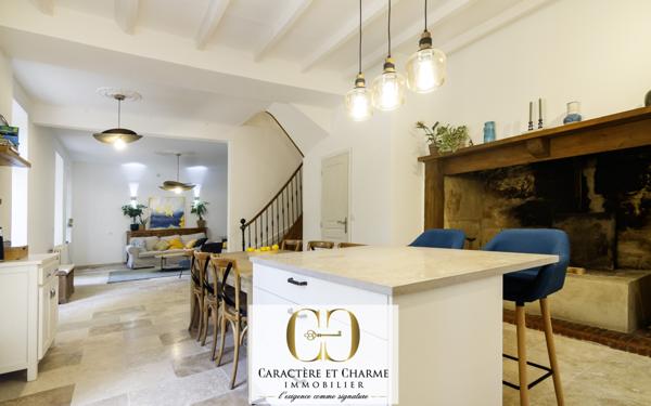 Beynac-et-Cazenac (24220) Beynac. Maison en pierre restaurée 200 m2 - jardin - Spa - Vue Château.