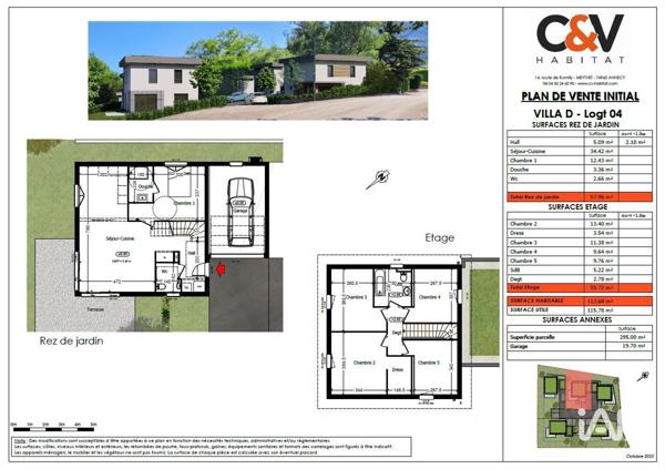 Maison à vendre 5 pièces 116 m² Bossey