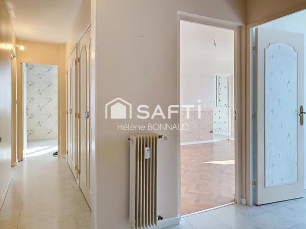 Appartement familial - 75m² - 3 chambres - Garage fermé