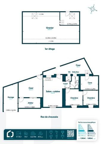 Vente / Maison de plain-pied à Nemours (77140)