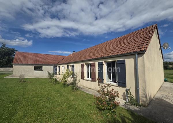 Maison de plain-pied à vendre en exclusivité  3 chambres + suite parentale, garage et jardin à BANTHEVILLE (55110)