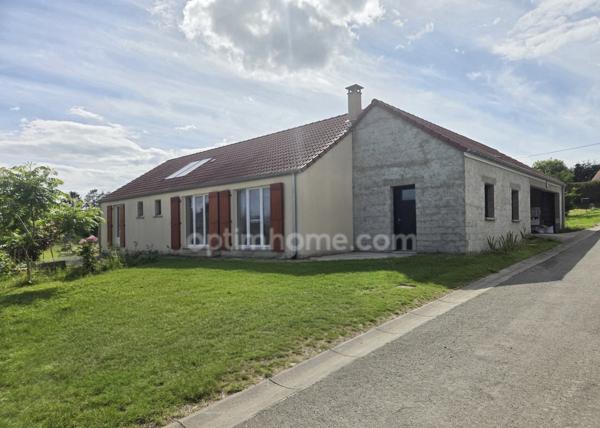 Maison de plain-pied à vendre en exclusivité  3 chambres + suite parentale, garage et jardin à BANTHEVILLE (55110)