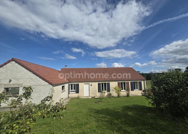 Maison de plain-pied à vendre en exclusivité  3 chambres + suite parentale, garage et jardin à BANTHEVILLE (55110)