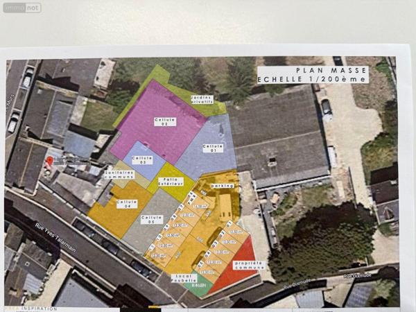 Local mixte (Professionnel/Habitation) à vendre à Ploudalmézeau dans le Finistère (29830), ref : 578