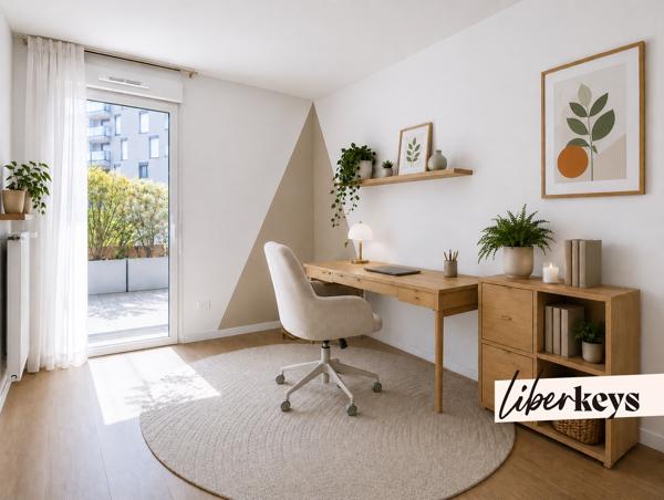 Rennes Nord Saint Martin – T3 récent de 62m2 avec terrasse, parking sécurisé et cave