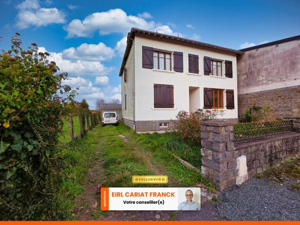 Maison à vendre 6 pièces VIEILLEVILLE MOURIOUX (23)