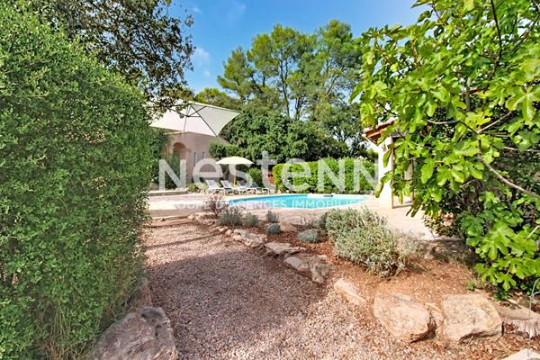 À VENDRE À LORGUES MAISON 183m² avec piscine et garage.