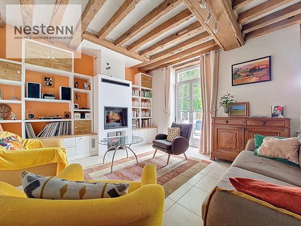 SAINT JEAN DE BRAYE - MAISON DE VILLE ANCIENNE - DOUBLE RECEPTION - EXCELLENT DPE D - 4 CHAMBRES - GARAGE - CAVE