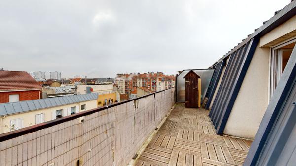 Appartement 3 pièces 57.87 m² avec terrasse, Alfortville Nord, cave et parking