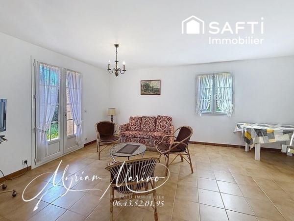 Saint-Aygulf – Maison 4 pièces avec studio indépendant et garage, à deux pas de la plage